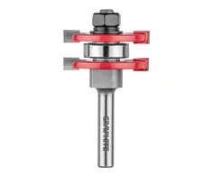 Rakto Skylutės Frezavimo Antgalis GRAPHITE 56H221 (41 x 6,35 mm, kotas 8 mm)