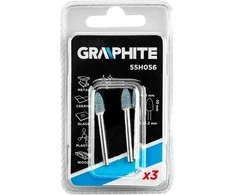 Kamień Šlifavimo akmuo 6 x 10 mm, kotas 3,2 mm, 3 vnt.