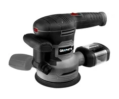 Orbitinis šlifuoklis GRAPHITE 59G349, 450W, 125/150mm, su dulkių siurbimu