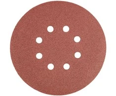 Graphite Krążki Šlifavimo diskai 150 mm, K120, 5 vnt., su 8 skylėmis