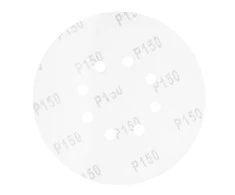 Krążki Šlifavimo diskai 150 mm, xa0K150, 5 vnt., su 8 skylėmis, 65 mm