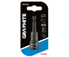 Smūginė galvutė GRAPHITE 13 mm su magnetu