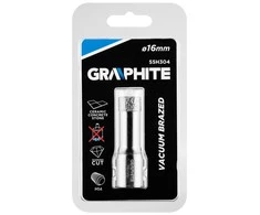 Grąžtas Deimantinė gręžimo karūnėlė GRAPHITE 55H304 16 mm M14