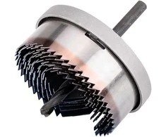Otwornice Skylėms gręžti medienai 26–63 mm, aukštis 25 mm, grūdinti dantys, 7 vnt. rinkinys