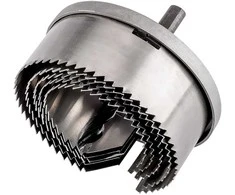 Otwornice Skylėms gręžti medienai 60–95 mm, aukštis 40 mm, 5 vnt. rinkinys