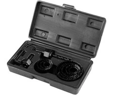 Otwornice Medienos skylių pjūklai su adapteriais 19–64 mm, 12 vnt. rinkinys
