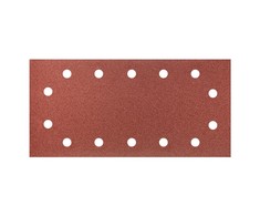 Graphite Grafitinis Velcro šlifavimo popierius 115 x 230 mm, K120, 5 vnt., su skylutėmis