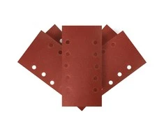 Papier Švitrinis popierius su lipnia juosta 115 x 230 mm, K180, 5 vnt., su skylutėmis