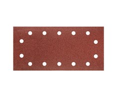 Papier Švitrinis popierius su lipnia juosta 115 x 230 mm, K80, 5 vnt., su skylutėmis