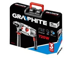 Graphite SDS + 720W sukamasis plaktukas, dėklas