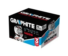 Skersinio pjovimo staklės Graphite 1400W 185mm (59G800)