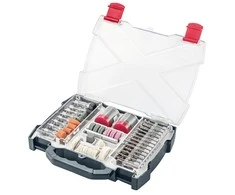 Mini gręžtuvas GRAPHITE 99 vnt. priedų rinkinys