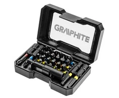 Graphite Galvučių komplektas smūginiams atsuktuvams, 23 dalys