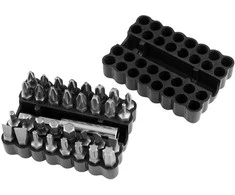 Zestaw Rinkinys Antgalių rinkinys 25 mm, su magnetiniu laikikliu 60 mm, 33 vnt.