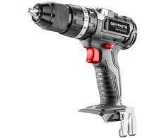 Graphite E+ rinkinys: bešepetis smūginis veržliaraktis 58g028 su grąžtu-sraigtu. be šepetėlių. su eiga 58G020