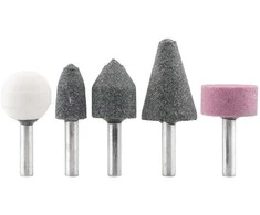 Graphite Rinkinys Šlifavimo akmenų rinkinys, 5 vnt.