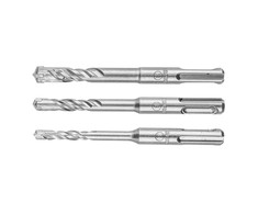 Grąžtas Graphite Rinkinys wierteł do betonu SDS Plus, quatro, komplektas 3 vnt. - 6, 8, 10 x 110 mm