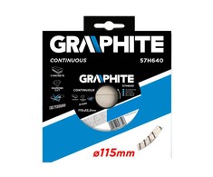 Deimantinis šlifuoklis Graphite 115x22,2mm pełna 57H640