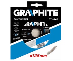Deimantinis diskas GRAPHITE 57H642, skersmuo 125mm, vientisas