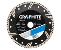 Deimantinis diskas GRAPHITE 57H628, skersmuo 180mm, Turbo