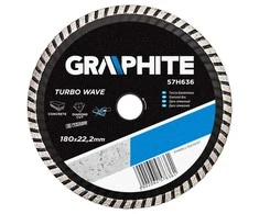 Graphite DISKAS PJ 57H636 DEIM TURBO WAVE180MM GRA1