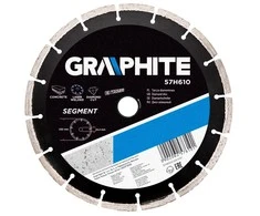 Graphite Grafito segmentuotas deimantinis peilis 230x22,2mm