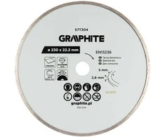 Graphite Deimantinis pjovimo diskas, 230 x 22,2 mm, šlapiam pjovimui