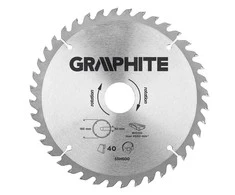 Graphite Diskinio pjūklo diskas, Widia, 185 x 30 mm, 40 dantų