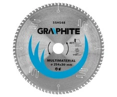 Graphite Diskinio pjūklo diskas, Widia, 254 x 30 mm, 80 dantų, universalus
