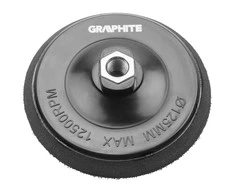 Guminis šlifavimo diskas GRAPHITE 125 mm M14