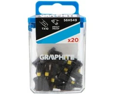 Graphite TX10 x 25 mm smūginiai antgaliai, 20 vnt.