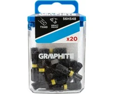 Graphite TX40 x 25 mm smūginiai antgaliai, 20 vnt.