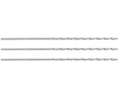 Wiertło HSS metalo grąžtas, DIN 340, prailgintas, 1 mm, 3 vnt.