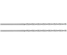 Wiertło HSS metalo grąžtas, DIN 340, prailgintas, 2,5 mm, 2 vnt.