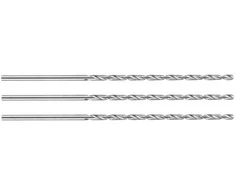 Wiertło HSS metalo grąžtas, DIN 340, prailgintas, 2 mm, 3 vnt.