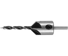 Wiertło Medienos grąžtas su gilinimo freza (Chamfer) GRAPHITE, 4/16 mm