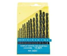 Grąžtas Beast HSS-R 2-8 mm 13gb metalo grąžtų rinkinys