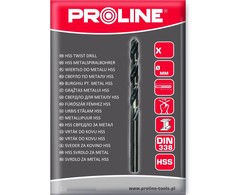 Grąžtas Wiertło do met hss din338 szlif.kr. 9.5mm vnt.1 pud. proline