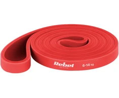 Guma TPE mankštos juosta – „Power Band PT-2“, raudona, 6–14 kg, REBEL ACTIVE