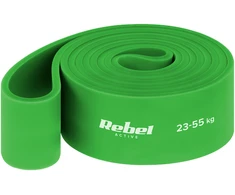 Guma TPE mankštos juosta – „Power Band PT-5“, žalia, 23–55 kg, REBEL ACTIVE
