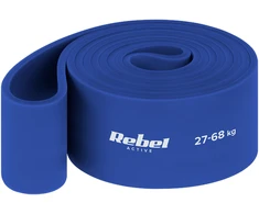 Guma TPE mankštos juosta – „Power Band PT-6“, mėlyna, 27–68 kg, REBEL ACTIVE