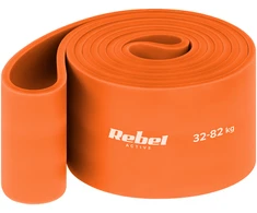 Guma TPE mankštos juosta - Power Band PT-7, oranžinė, 32-82 kg REBEL ACTIVE