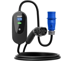 Hand Ev Įkroviklis samochodowa mobili regulowana type 2; 7 kw; 220v; 32a; ip55; dł przewodu 5m