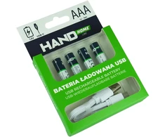 Plastrol Bateria ładowana usb-c, 750mwh, 4xaaa
