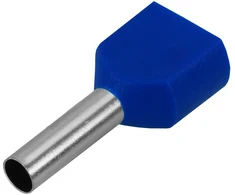 HAND Końcówka tulejkowa izlowana do przewodów 2×2,5; dł tulejki 10mm