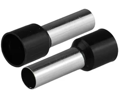 HAND Końcówka tulejkowa izolowana do przewodów 1x16mm2; dł tulejki 28,2mm juoda 50 vnt.