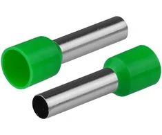 HAND Końcówka tulejkowa izolowana do przewodów 1x10mm2; dł tulejki 27,5mm žalia 20 vnt.