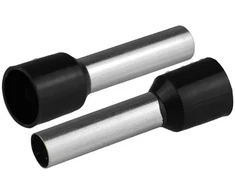 HAND Końcówka tulejkowa izolowana do przewodów 1x10mm2; dł tulejki 27,5mm juoda 50 vnt.