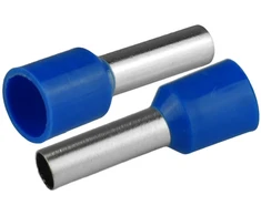 HAND Końcówka tulejkowa izolowana do przewodów 1x6mm2; dł tulejki 20mm mėlyna 20 vnt.