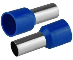 HAND Końcówka tulejkowa izolowana do przewodów 1x16mm2; dł tulejki 22,2mm mėlyna 20 vnt.